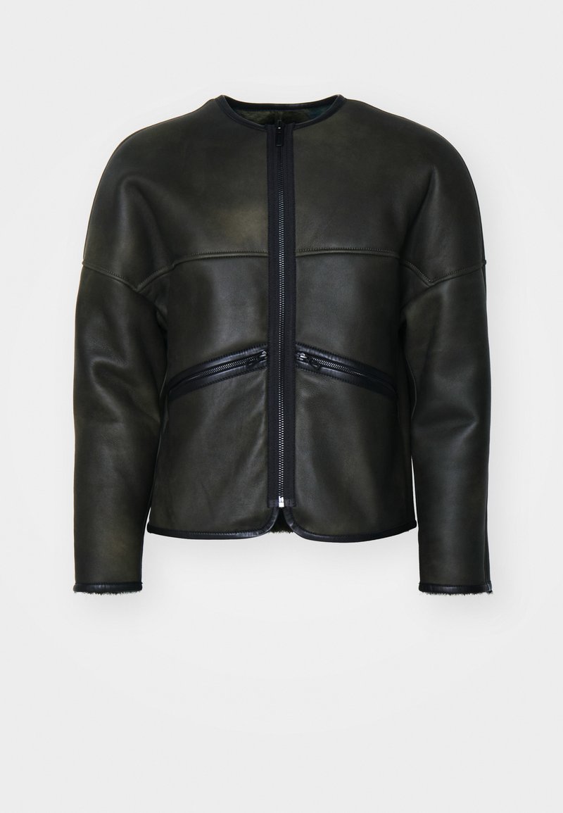 032c Leren jas zwart