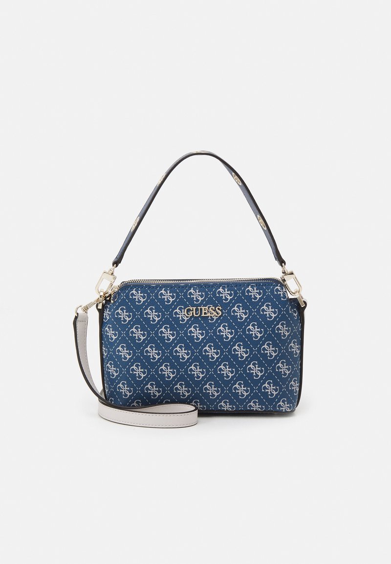 Guess WASHINGTON ZIP CROSSBODY Handbag blue/multi/blue Zalando.de