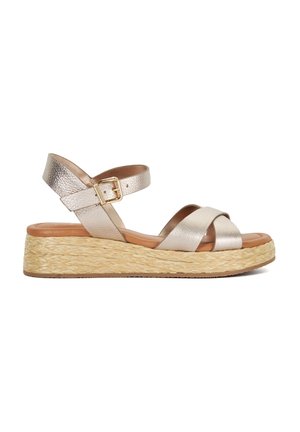 LITTLETON RAFFIA - Espadrilles - gold