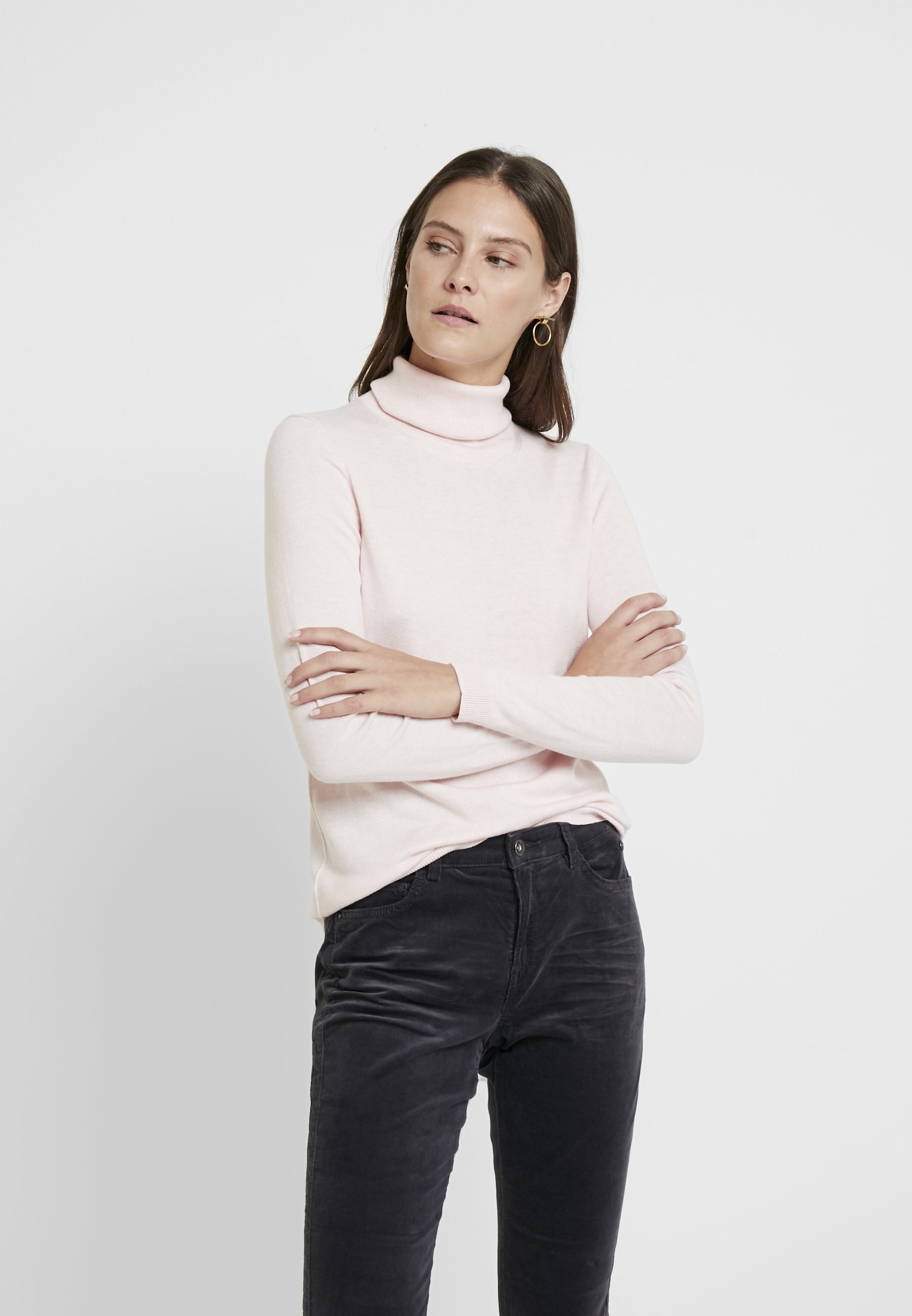 edc by Esprit TURTLEN Stickad tröja light pink Zalando.se edc by Esprit TURTLEN Stickad tröja light pink Zalando.se