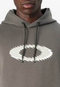 Oakley NEW RETRO HOODIE - Felpa - shadow/black