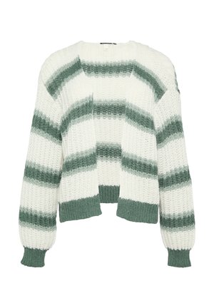 QS Strickjacke - dunkles salbeigrün