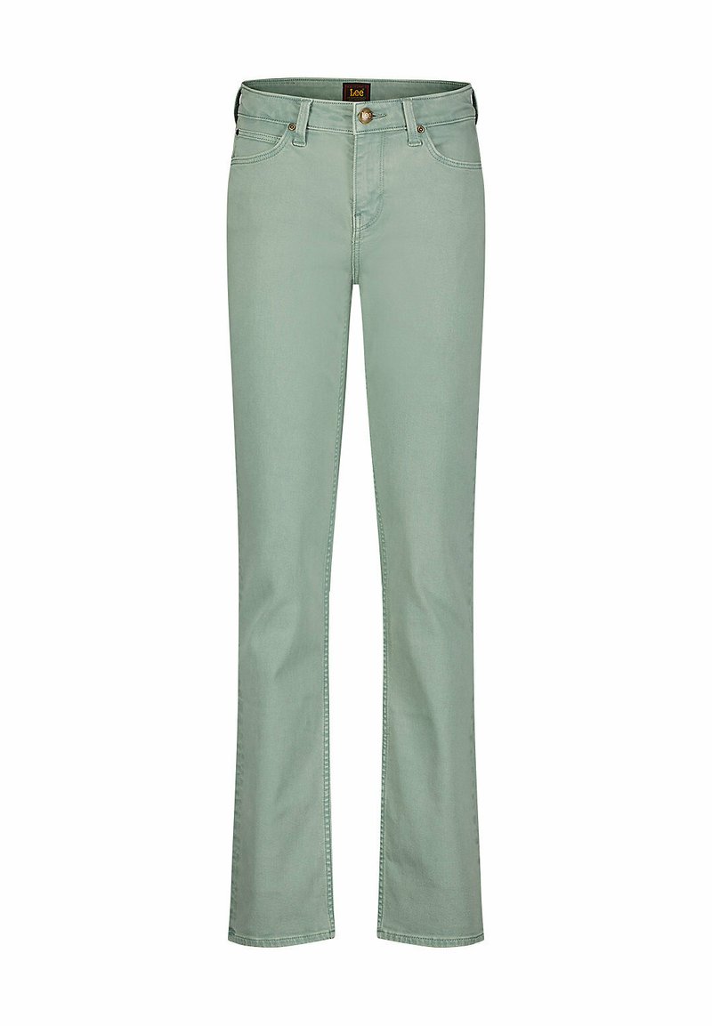 Lee Straight leg jeans groen gemêleerd