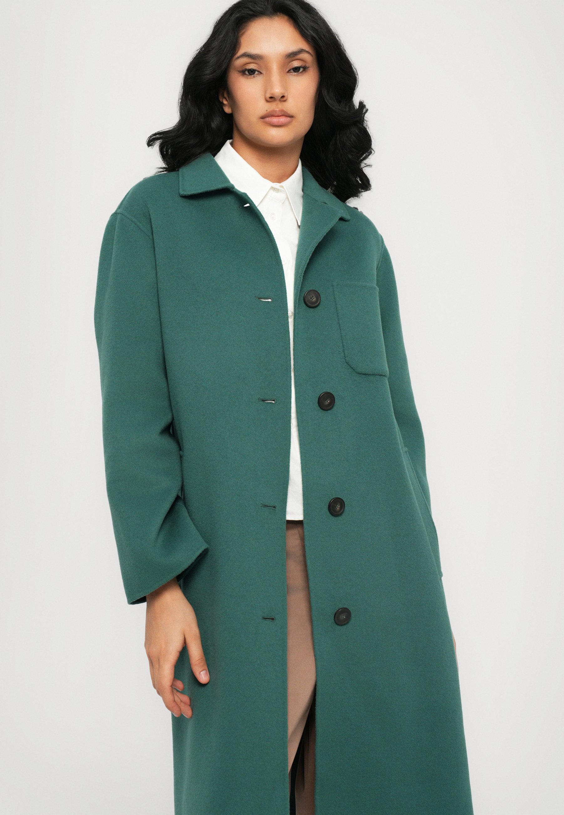 Weekend Max Mara ZENONE - Classic coat - verde/green - Zalando.co.uk