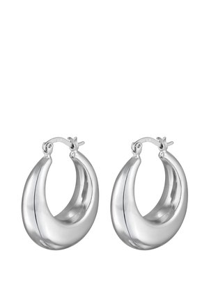 CHUNKY HOOPS - Ohrringe - silberfarben
