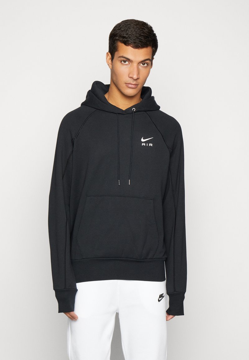 Nike Sportswear M NSW AIR FT PO - Hoodie - black/white/zwart - Zalando.nl