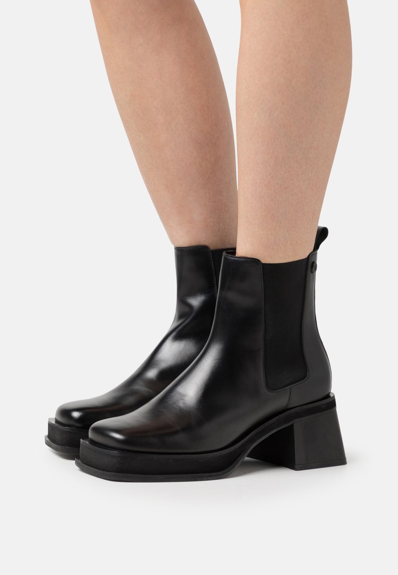 chelsea platform ankle boots
