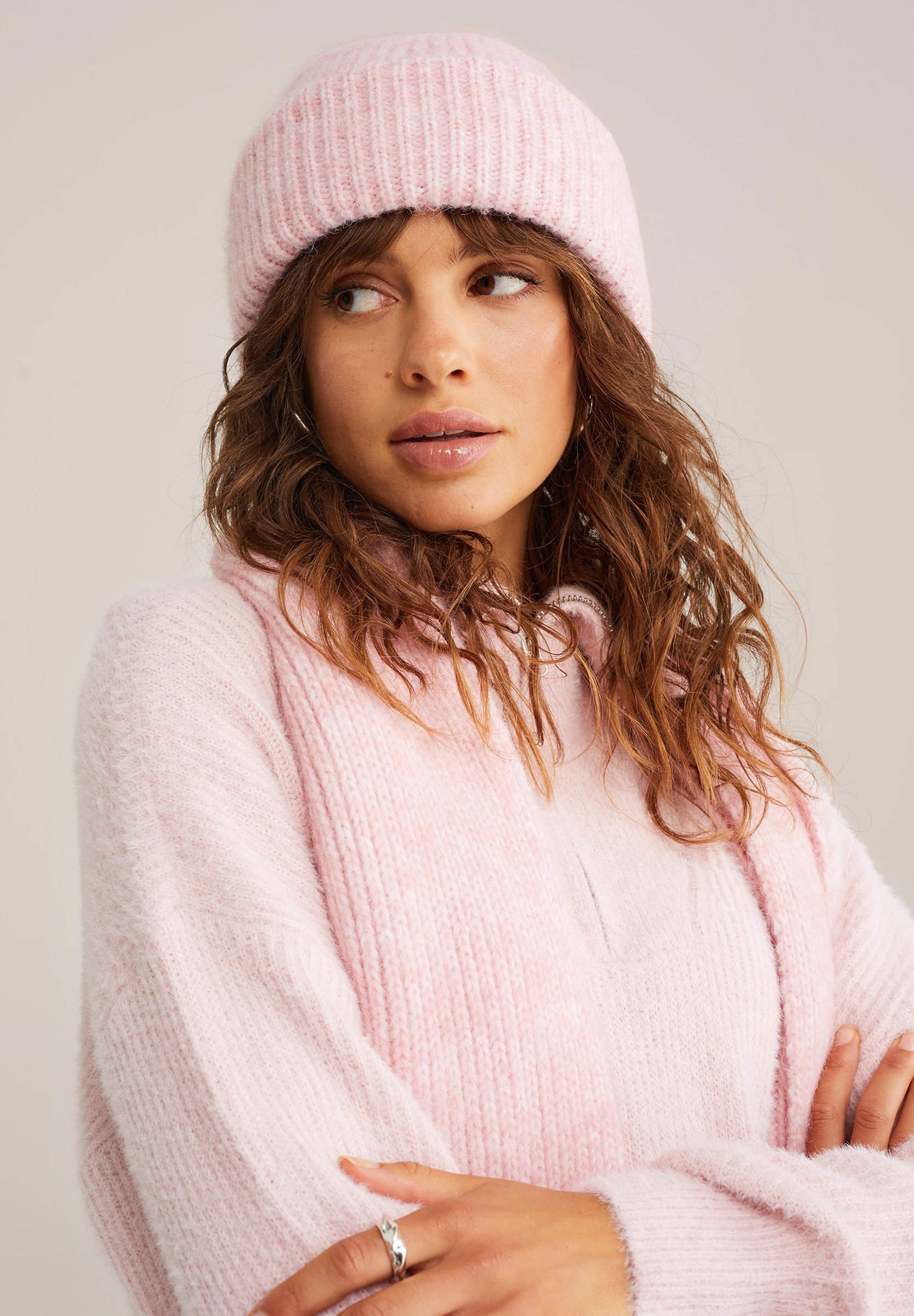 WE Fashion Beanie - light pink - Zalando display picture 3