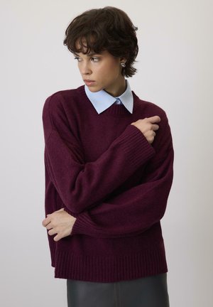 BASIC - Pulóver - burgundy