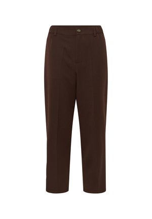 Kaffe, KAHEATHER CROPPED - Pantalon classique - coffee bean