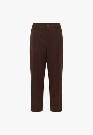 Kaffe, KAHEATHER CROPPED - Pantalon classique - coffee bean