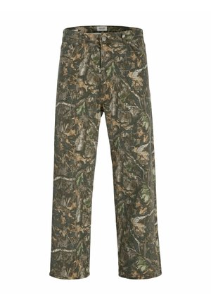 Jack & Jones, TROUSERS BAGGY FIT TROUSERS - Džínsy baggy - ivy green