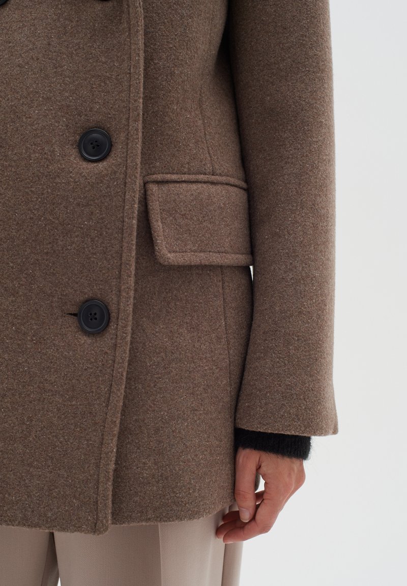 InWear PERRYIW SAILOR - Kurzmantel - mocha grey melange/beige 