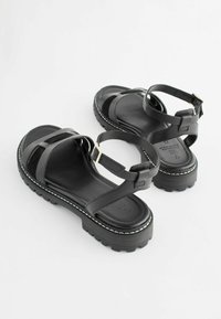Next FOREVER COMFORT CLEATED REGULAR WIDE FIT - Sandaalid - black