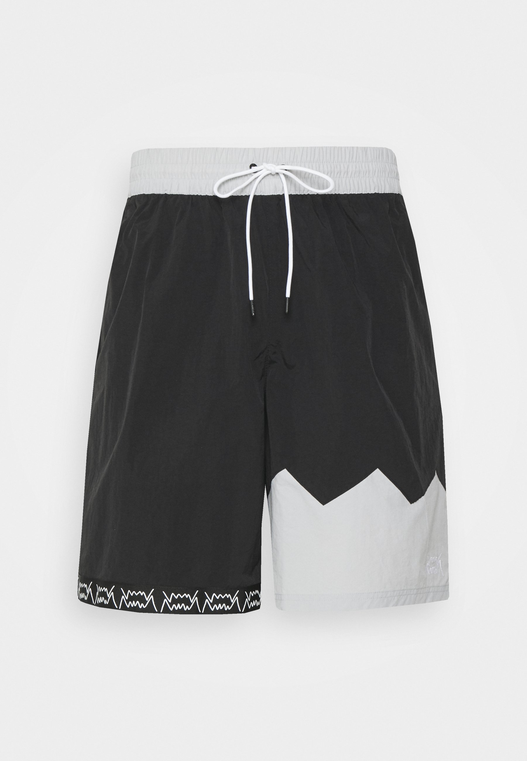 Black shorts with white trim mens Clearance