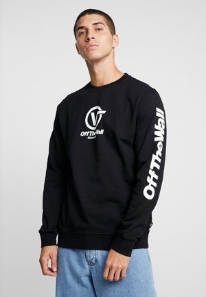 Vans, DISTORTED PERFORMANCE CREW - Felpa - black