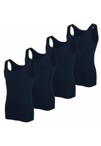 Götzburg ACHSELHEMD TANK 4ER PACK - Undershirt - navy