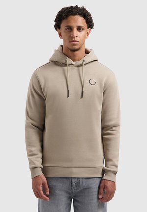 REGULAR FIT - Hoodie - taupe