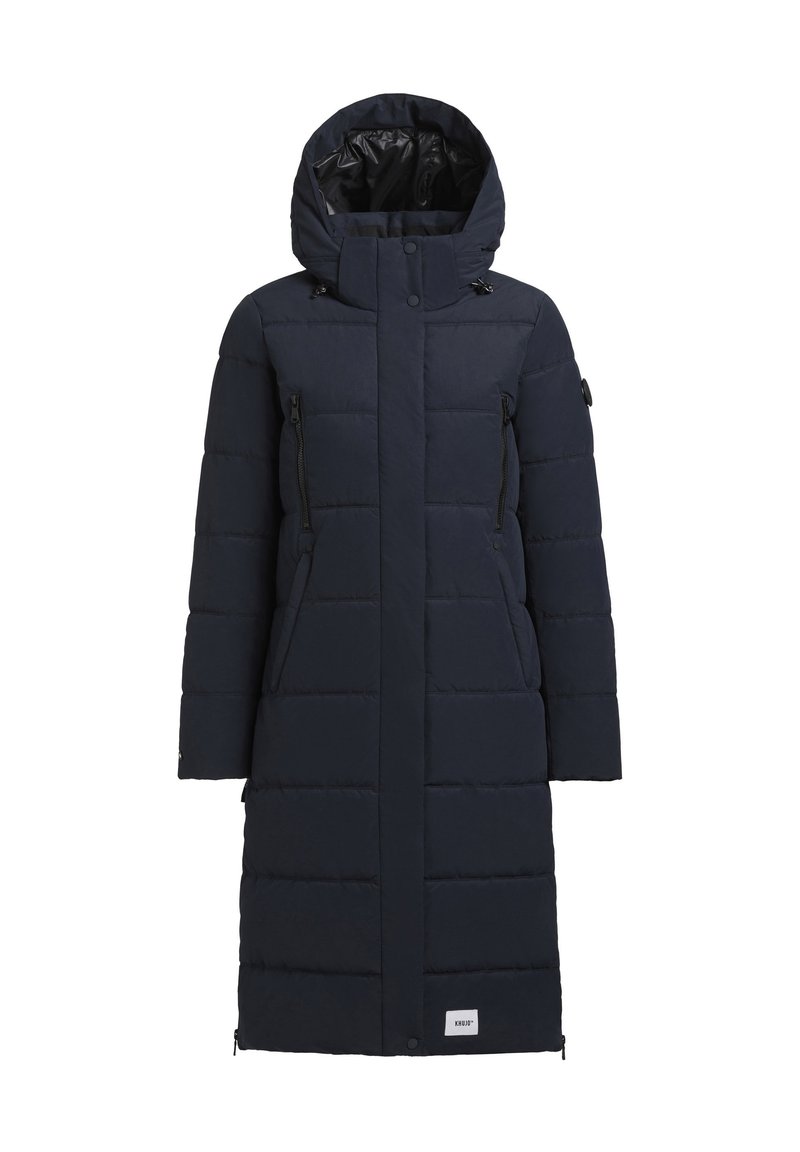 khujo Wintermantel donkerblauw