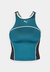 FIT TRAIN STRONG FITTED TANK - Felső - cold green