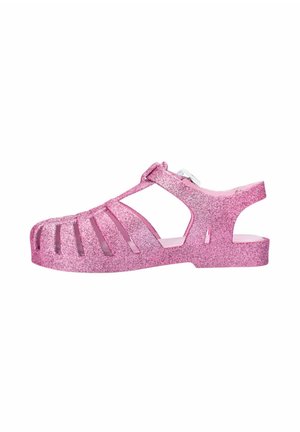 POSSESSION GLITTER - Pool slides - pink silver glitter