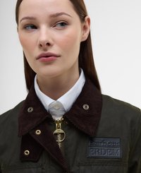Barbour BARBOUR X ERDEM CONSTANCE WAX JACKET - Nyári dzseki - archive olive/ancient black floral