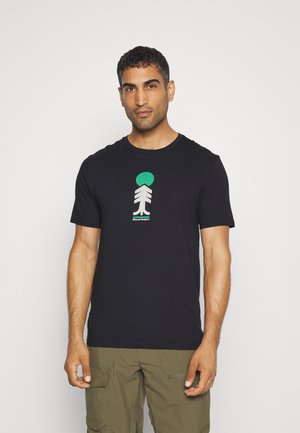 CARTOGRAPHER - T-shirt con stampa - true black