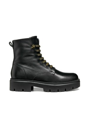 Geox, D KLARGENA - Stivaletti con plateau - black