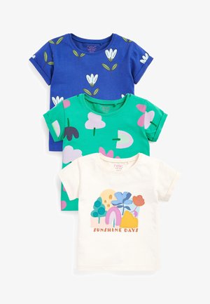 3 PACK - T-shirt con stampa - blue