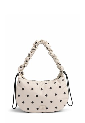 Håndtasker - polka dot creme