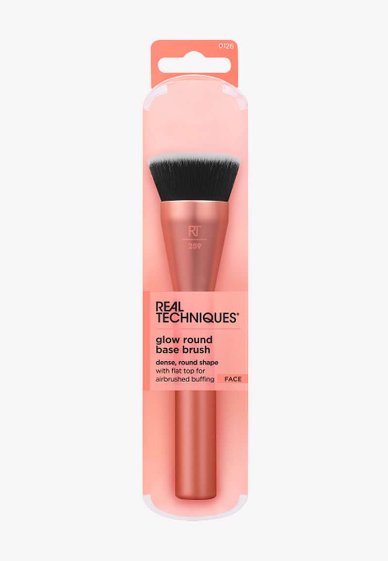 Real Techniques - GLOW ROUND BASE BRUSH - Make-upkwastje - -, Vergroten
