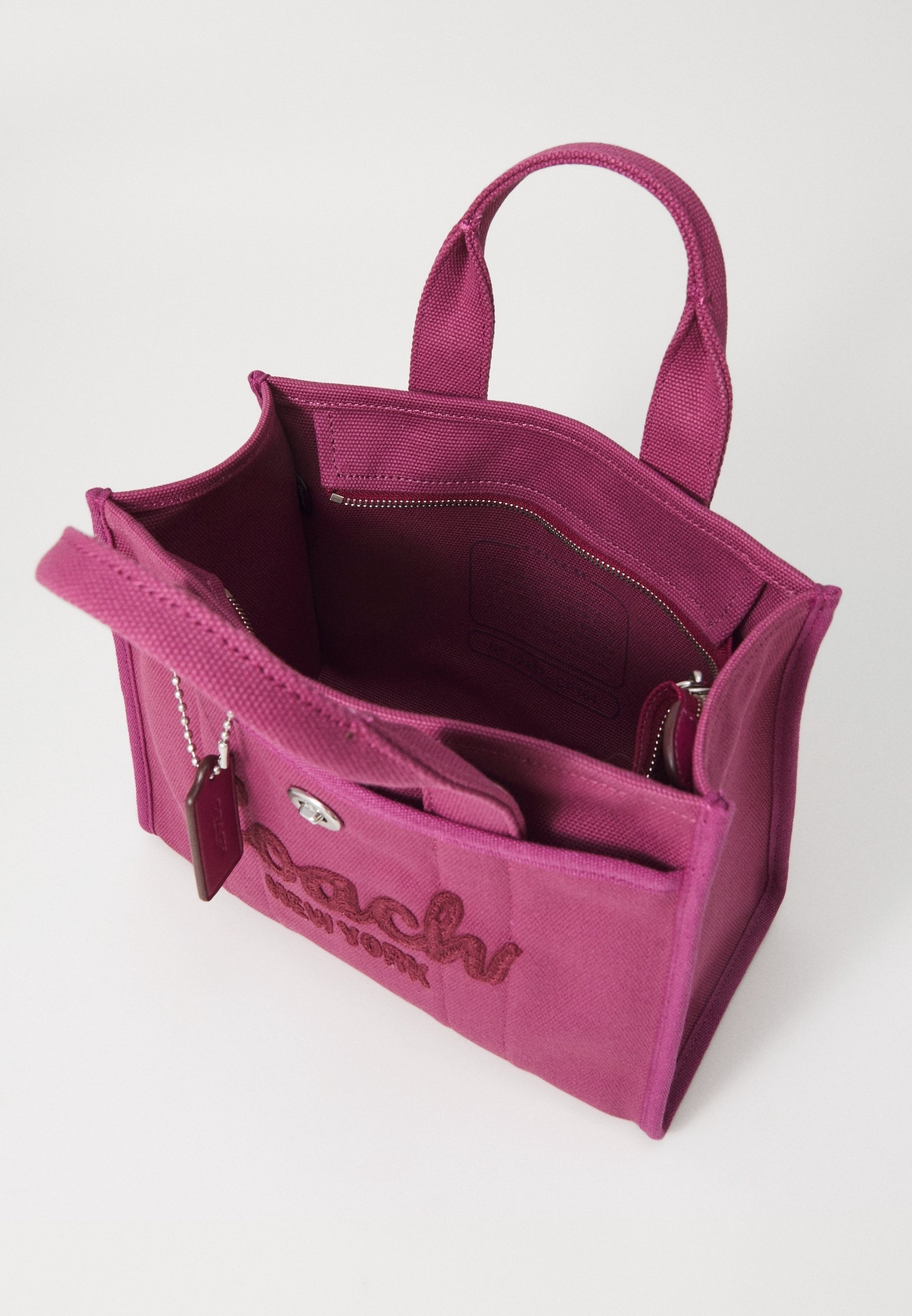 バッグ COACH Wool Signature Tote PINK PURPLE COACH Handbag - pink - (Pre-owned) - Zalando.ie