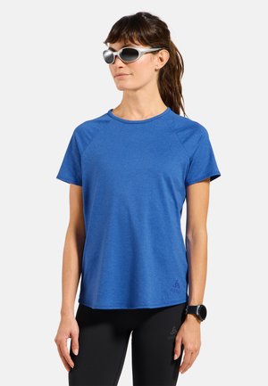 ODLO, T-SHIRT CREW NECK S/S ESSENTIAL 365 - T-shirt basic - dazzling blue melange