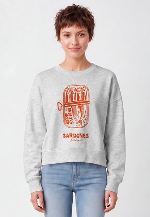 watapparel, SARDINES PORTUGAL - Sweatshirt - cool heather grey