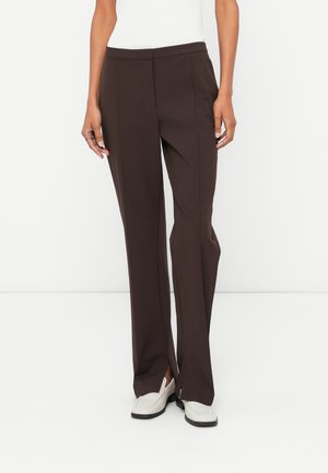 SALOTO TROUSERS - Pantalon classique - black coffee