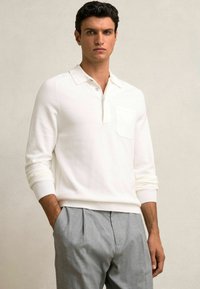 Reiss REGULAR FIT - CLINTON CONCEALED PLACKET  - Pitkähihainen paita - white