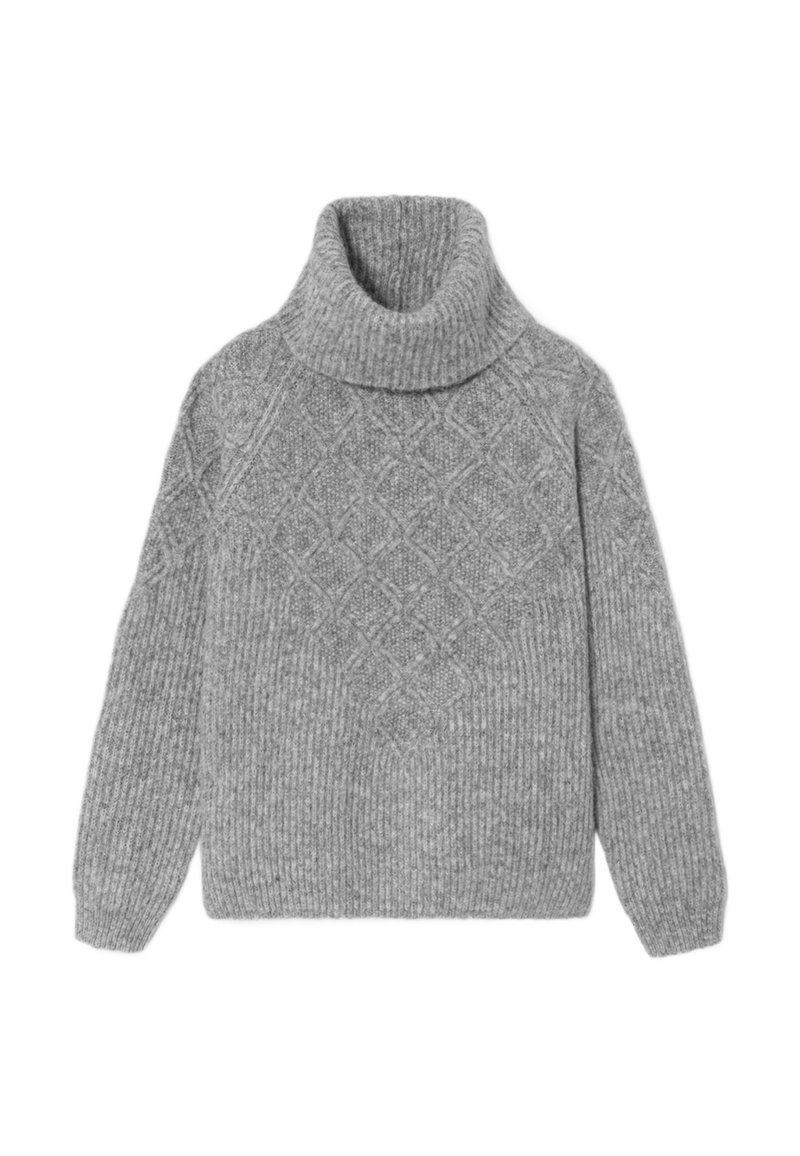 Pull Promod Gris Clair Acrylique Taille M - Léger, Occasion Très Bon état