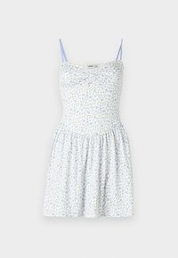 Não selecionado, blue ditsy