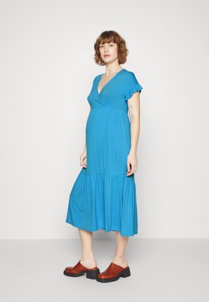MAMALICIOUS MLHELEN TESS MIDI DRESS  - Φόρεμα από ζέρσεϊ - azure blue