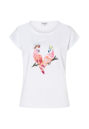More & More, Print T-shirt - white