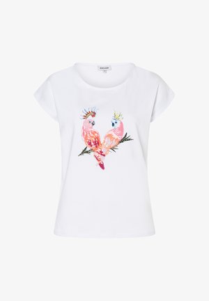 More & More, Print T-shirt - white