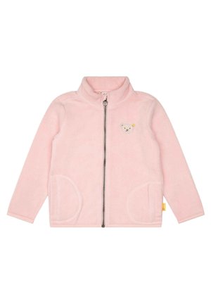 Giacca in pile - silver pink