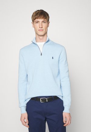 COTTON MOCKNECK SWEATER - Maglione - elite blue heather