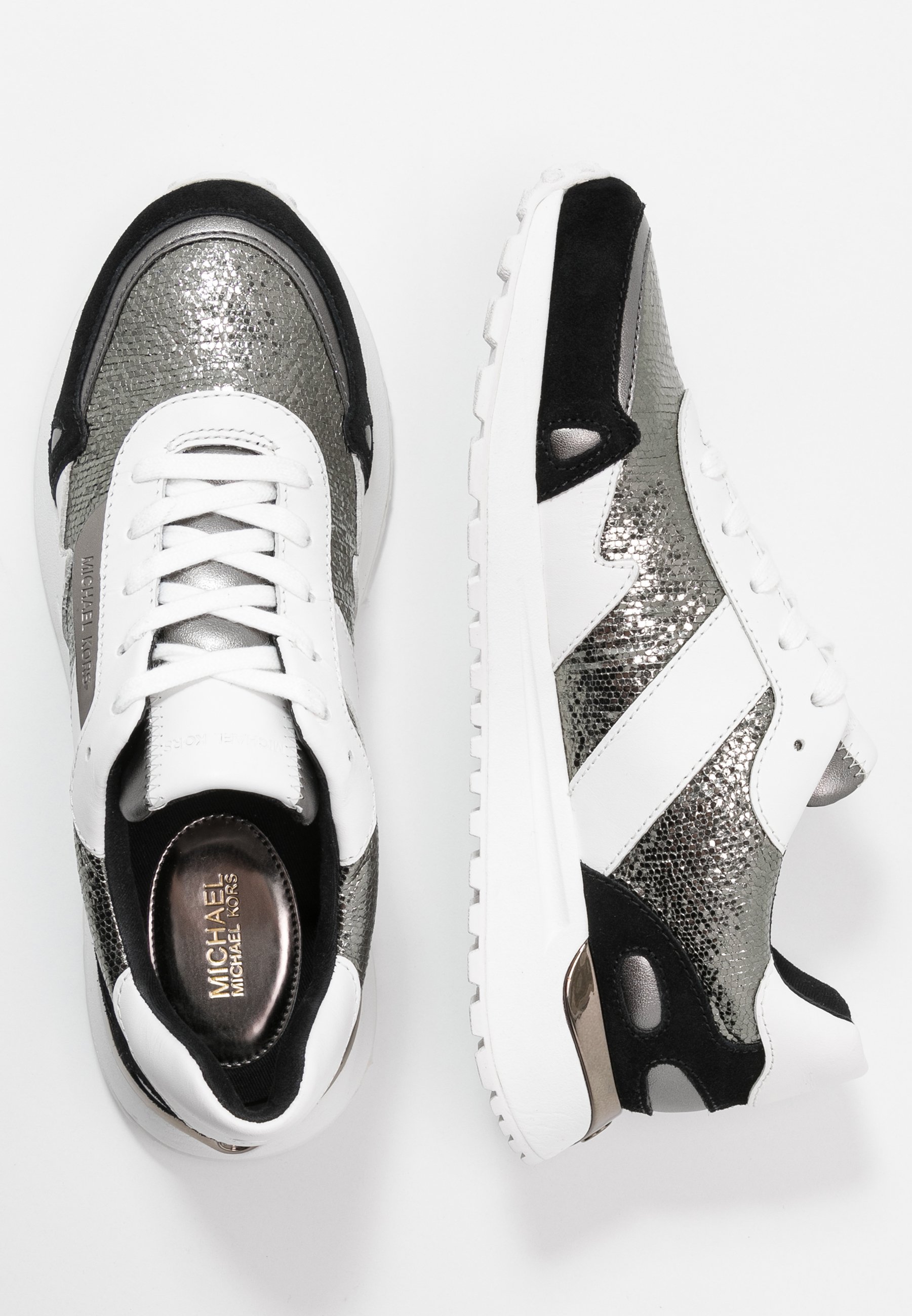 MICHAEL Michael Kors MONROE TRAINER Joggesko gunblack MICHAEL Michael Kors MONROE TRAINER Joggesko gunblack