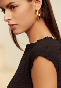 Next TEXTURED COLUMN REGULAR FIT - Jerseykjole - black