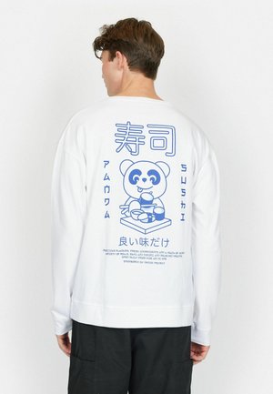 Denim Project DPMDPPANDA OVERSIZED LS TEE - Top s dlhým rukávom - white