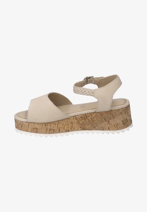 Gerry Weber BARLETTA 05 - Wedge sandals - beige