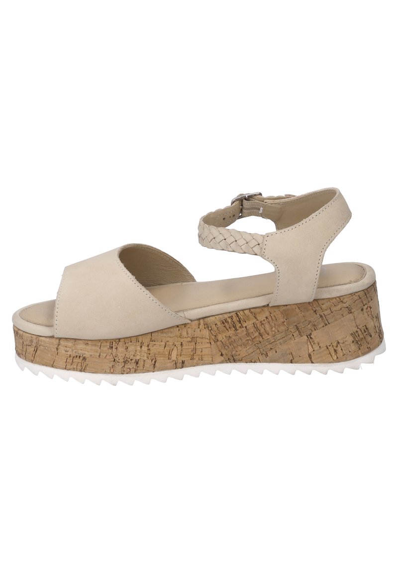 Gerry Weber BARLETTA 05 - Kiilakorkosandaali - beige