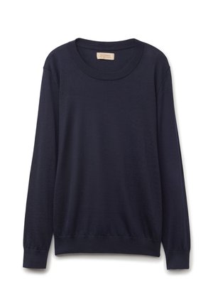 Falconeri ULTRAFINE CREW NECK - Trui - dark blue
