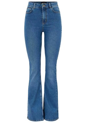 Pieces Vaqueros bootcut - medium blue denim